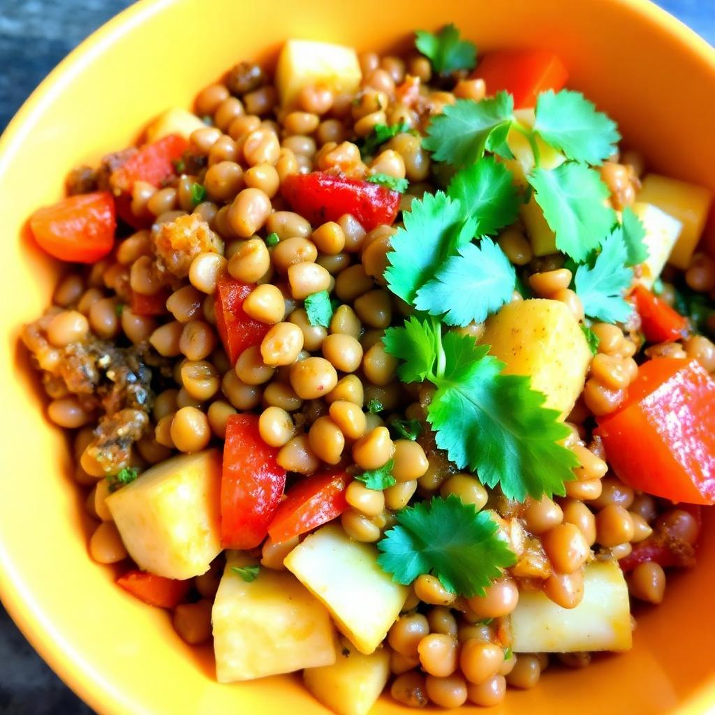 Lentil Stir-Fry